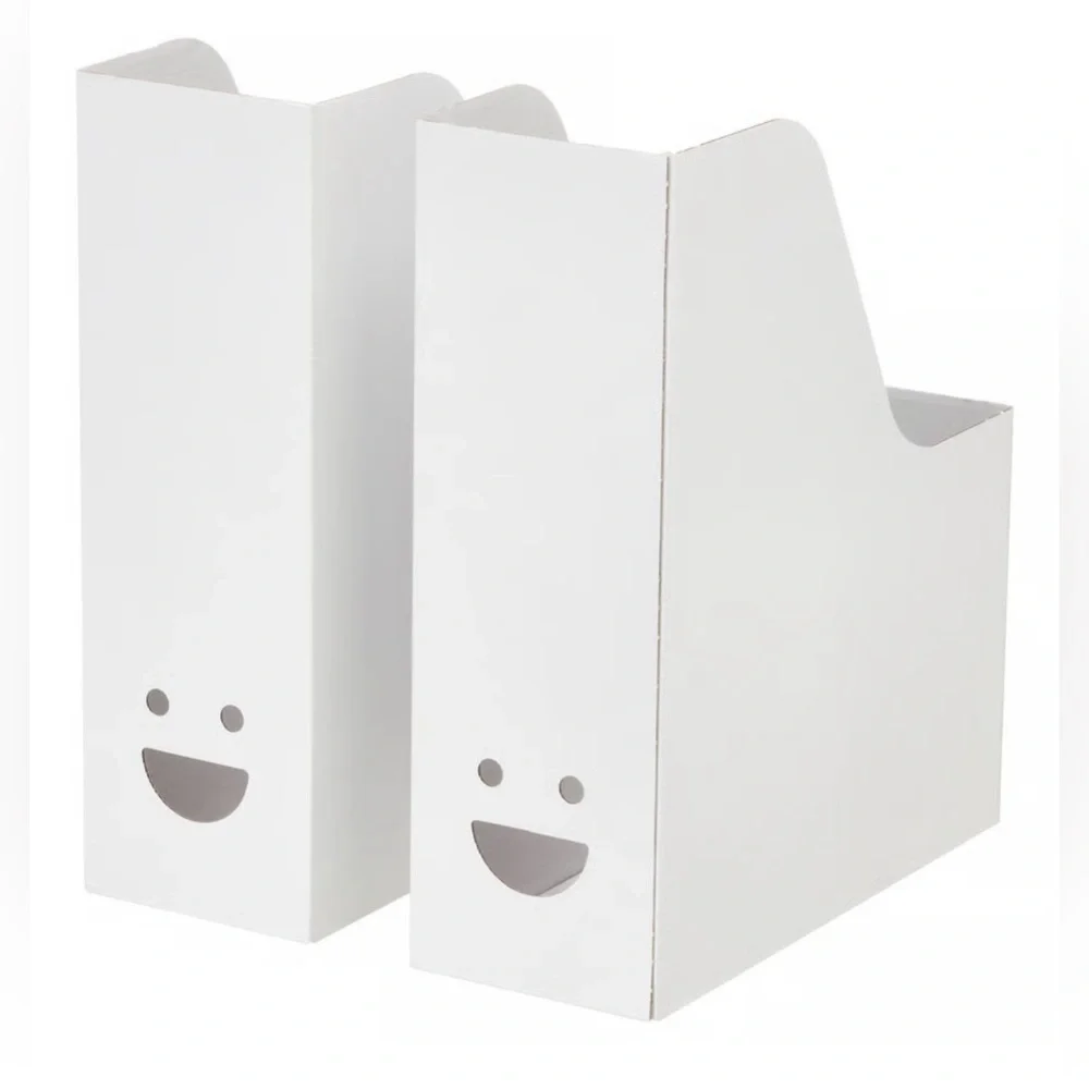 White IKEA Magazine File Holder
